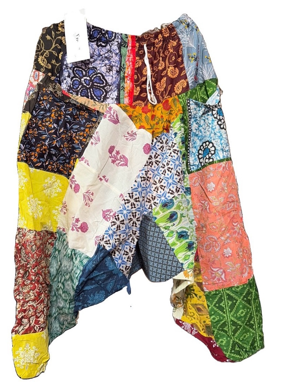 NWT Boho drop crotch harem wide leg pants festival hippie